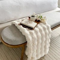 Buffle Faux Fur Throw