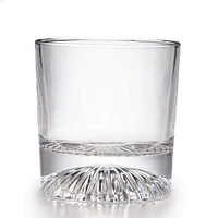 Globe Set of 4 Pyramid Old Fashion Whisky Glasses by Brilliant