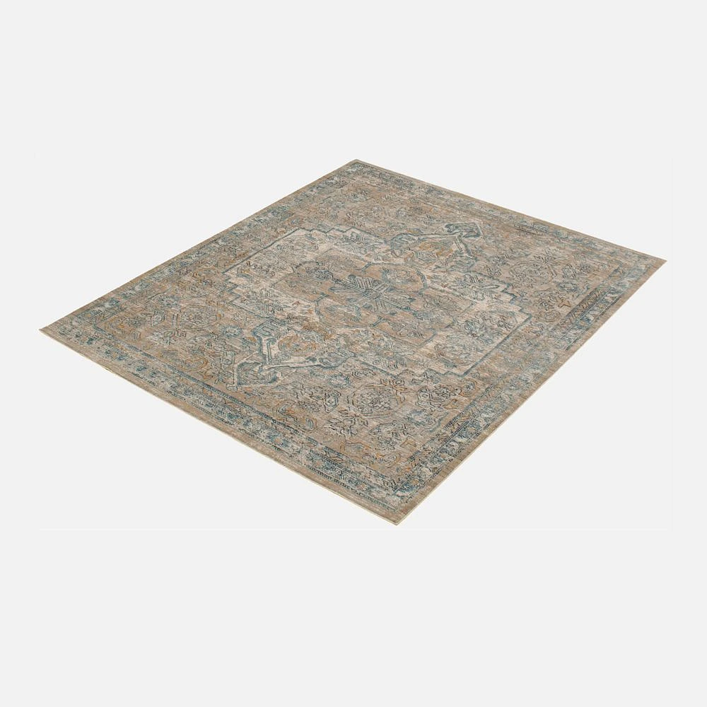 Tapis « Hannah » beige / gris - 79 po x 118 po