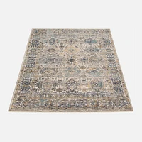 Serenity Blue/Ivory Carpet - 63" x 90"