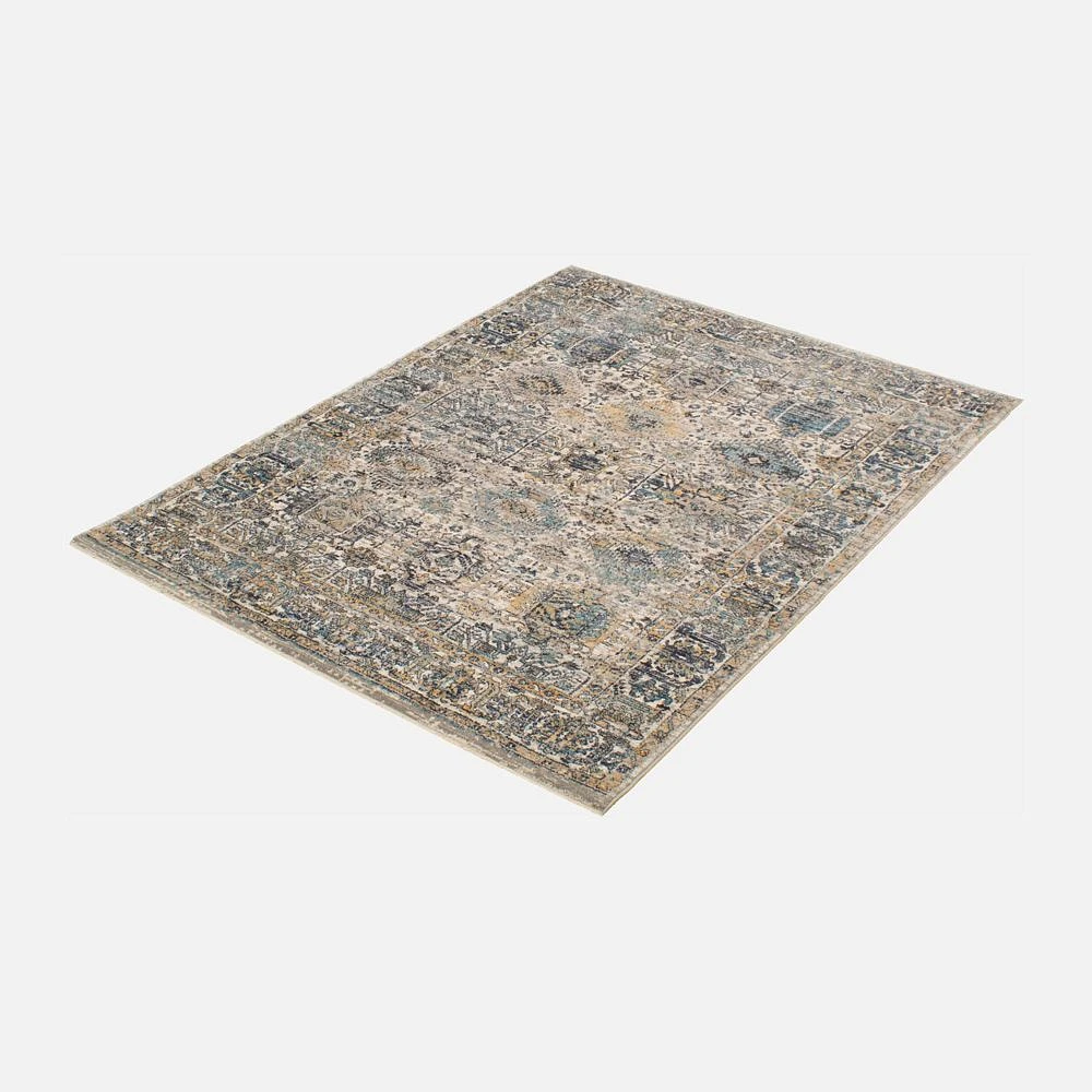 Tapis « Serenity » bleu / ivoire - 63 po x 90 po