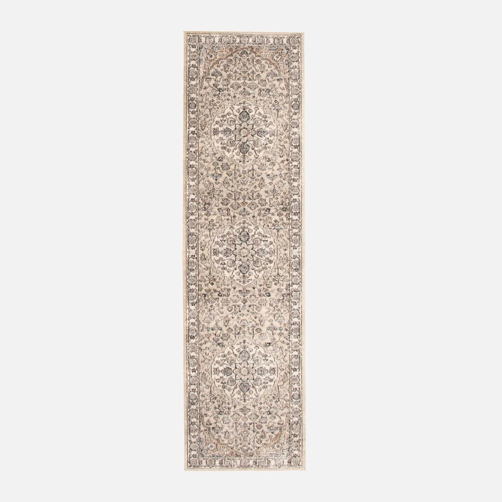 Tabrizi Beige/Ivory Carpet Runner - 31" x 98"