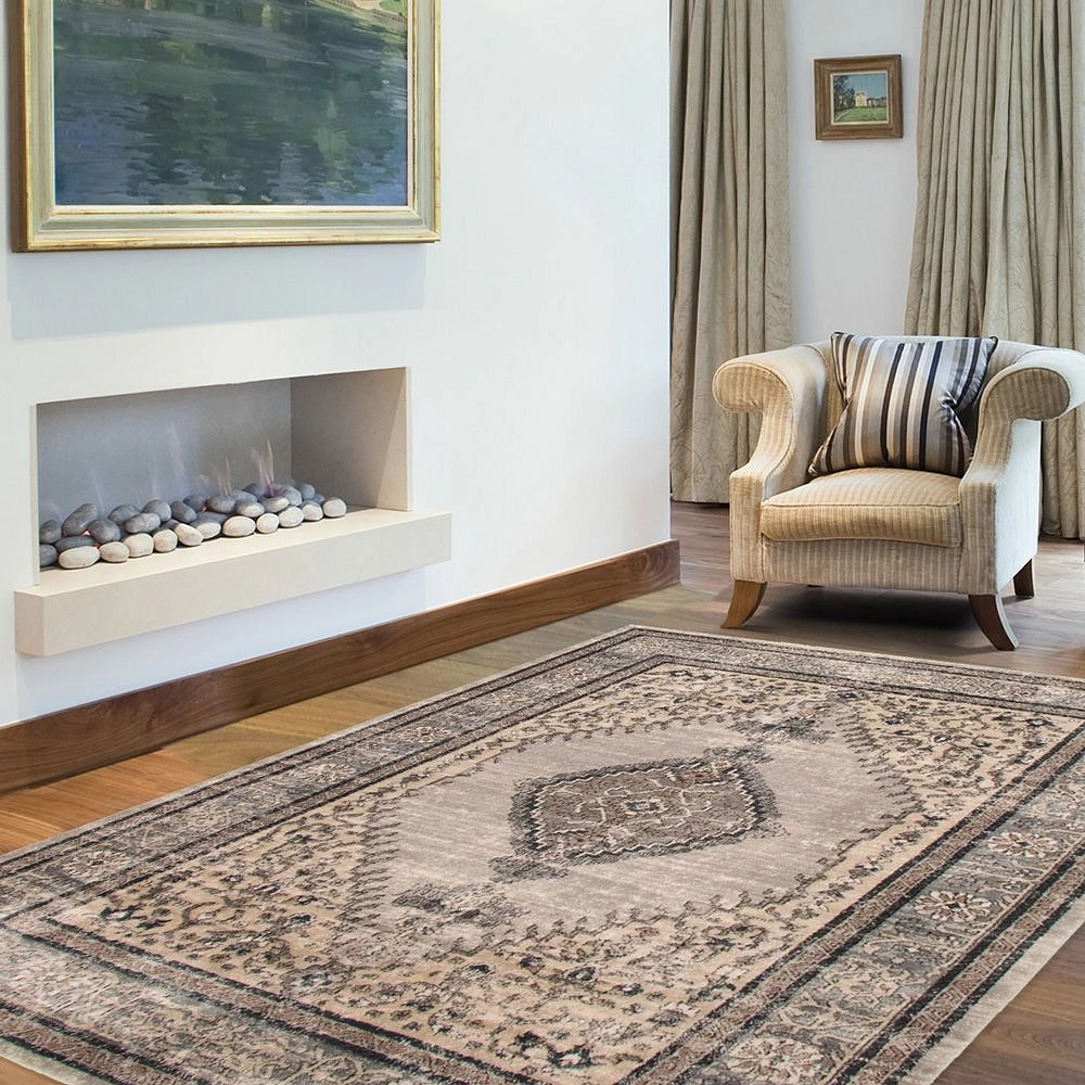 Bijani Ivory Rug - 63" x 87"