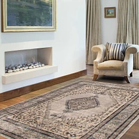 Bijani Ivory Rug - 63" x 87"