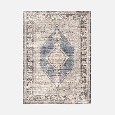 Tapis « Bijani » bleu - 79 po x 114 po