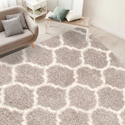 Marrakesh Grey Rug - 79" x 114