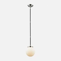 Paris Brushed Nickel Single Pendant Lamp by Luce Lumen