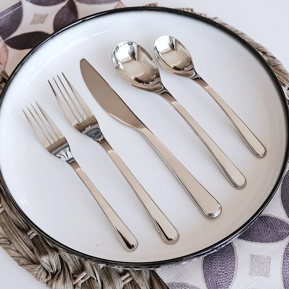 Aura 45-Piece Flatware Set by Nambé