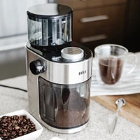 12-Cup Braun FreshSet Burr Coffee Grinder