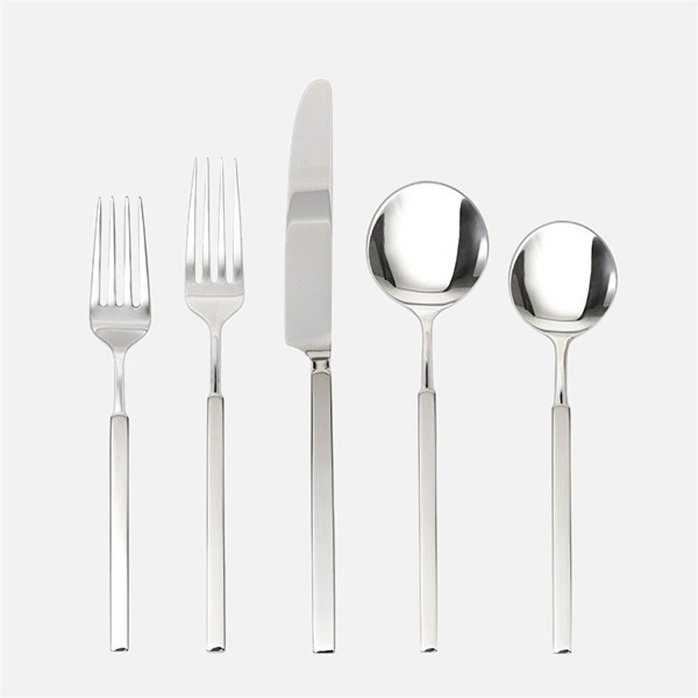 Jaxson Brushed and Mirrored 20-Piece Flatware Set