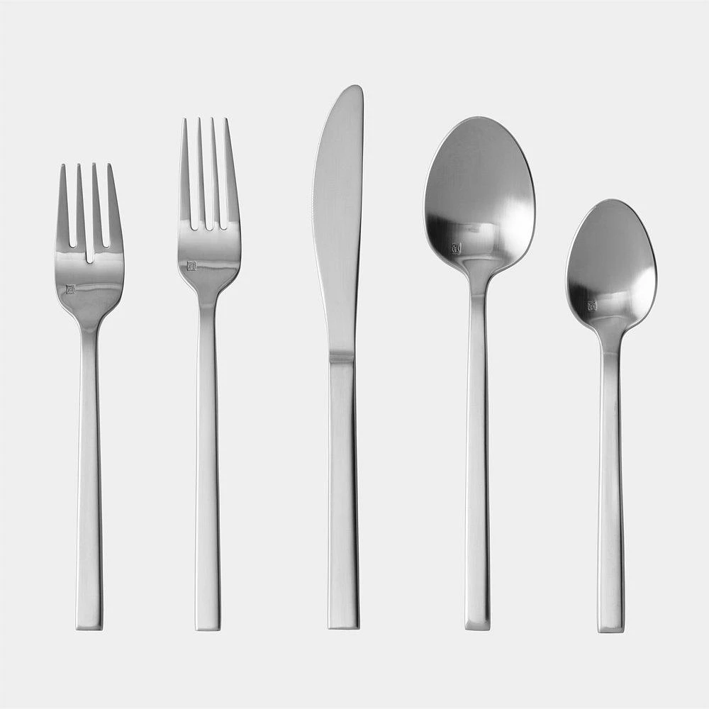 Arrezo Brushed Finished 20-Piece Flatware Set