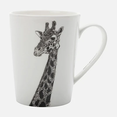 Set of 4 African Giraffe Mugs by Maxwell & Williams