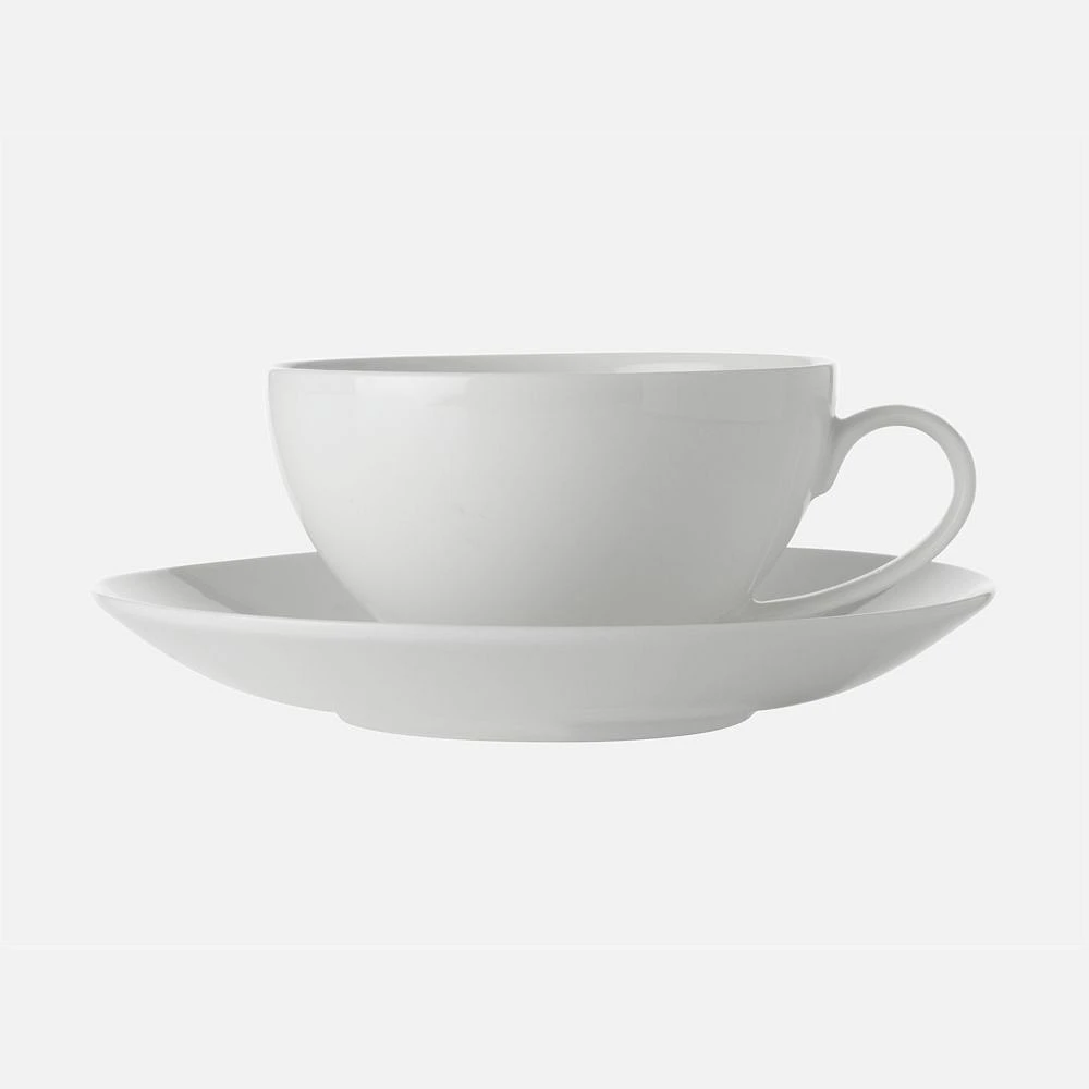 Ensemble de 8 tasses et soucoupes « White Basics »