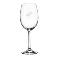 Ensemble de 6 verres à vin « Moose Print » par Cuisivin