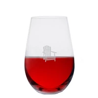 Set of 6 Muskoka Chair Stemless Glasses by Cuisivin