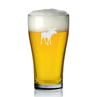 Ensemble de 6 verres à bière « Moose Print » par Cuisivin