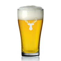 Ensemble de 6 verres à bière avec cerf par Cuisivin