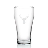 Ensemble de 6 verres à bière avec cerf par Cuisivin