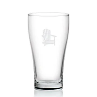 Set of 6 Muskoka Chair Print Beer Glasses by Cuisivin