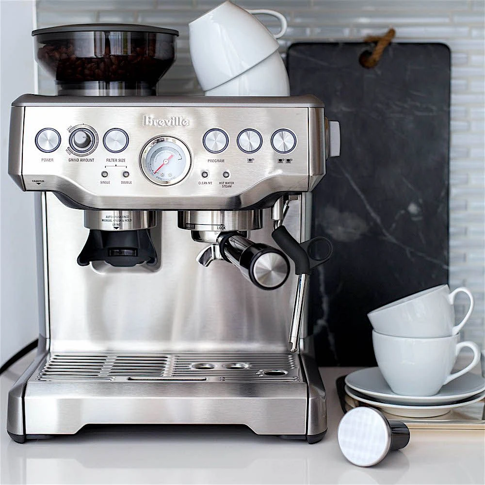 Breville Barista Express™  Espresso & Cappuccino Machine - Silver