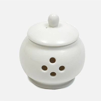 Ensemble de 4 pots à ail « White Basics » avec couvercles par Maxwell & Williams