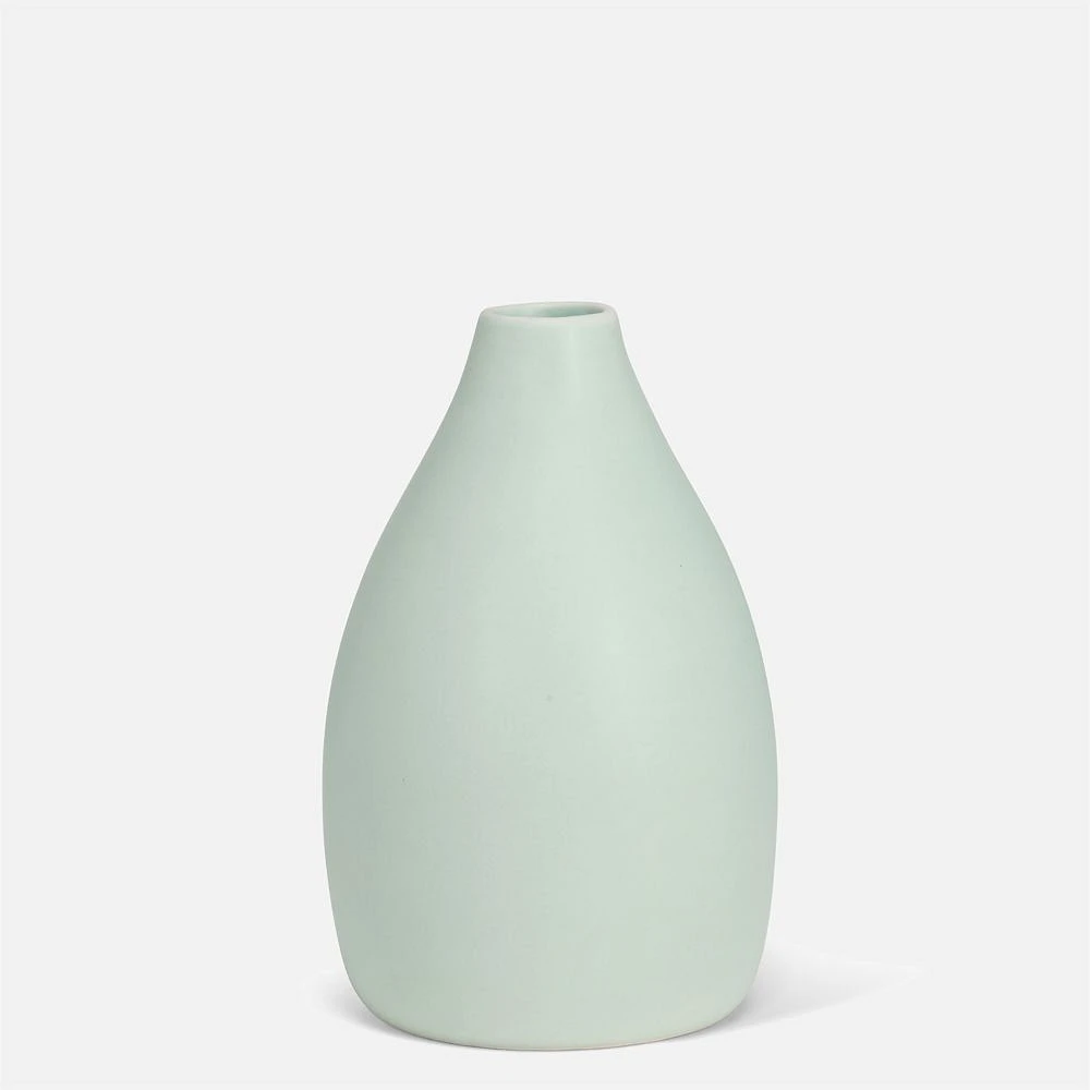 Mint Matte Vase - 6"