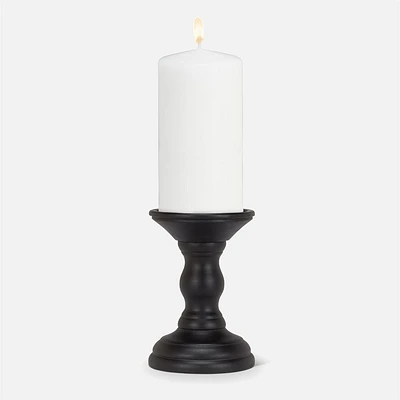 Turned Pillar Candle Holder