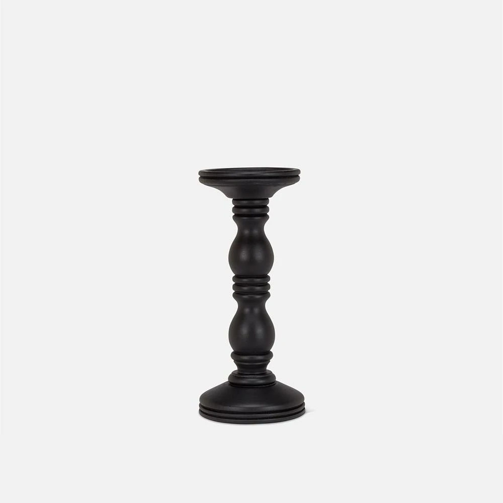 Turned Pillar Candle Holder