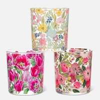 Abbott Pastel Florals Votive, Assorted