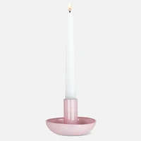 Small Pipe Taper Candle Holder 2 po - Pink