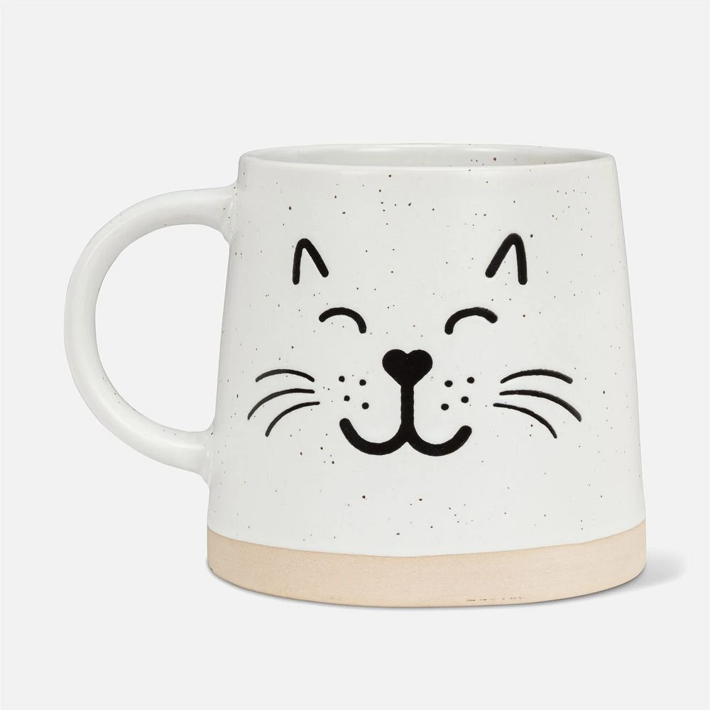 Abbott Wide Base Mug With cats - 14oz