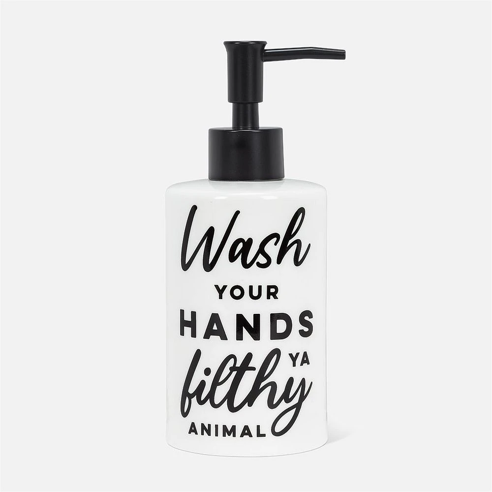 Distributeur de lotion « Wash Your Hands » – 7 po