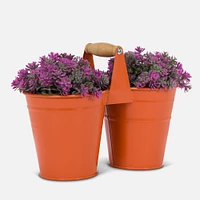 Terra Double Bucket Planter - 9.5"