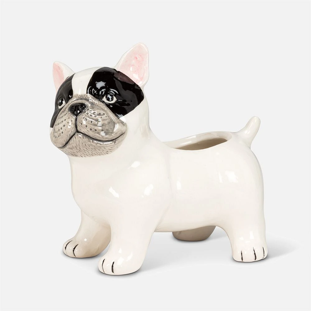 Boston Terrier Planter