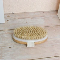 Brosse de bain ovale avec sangle en toile - 12,5 x 6,5 cm