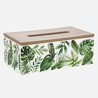 Attitude Green Foliage Tissue Box - 10x5.5x4"