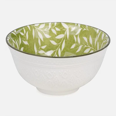 Medium Green Foliage Bowl - 6 x 2.5"