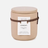 Scented Candle with lid, 3" - Beige