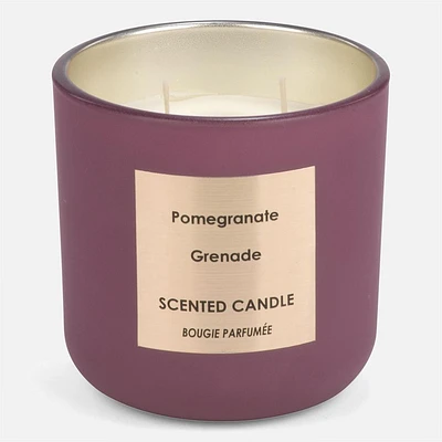 Glass Scented Candle - Pomegranate