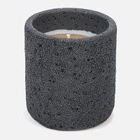 Textured Candle - Dark Grey