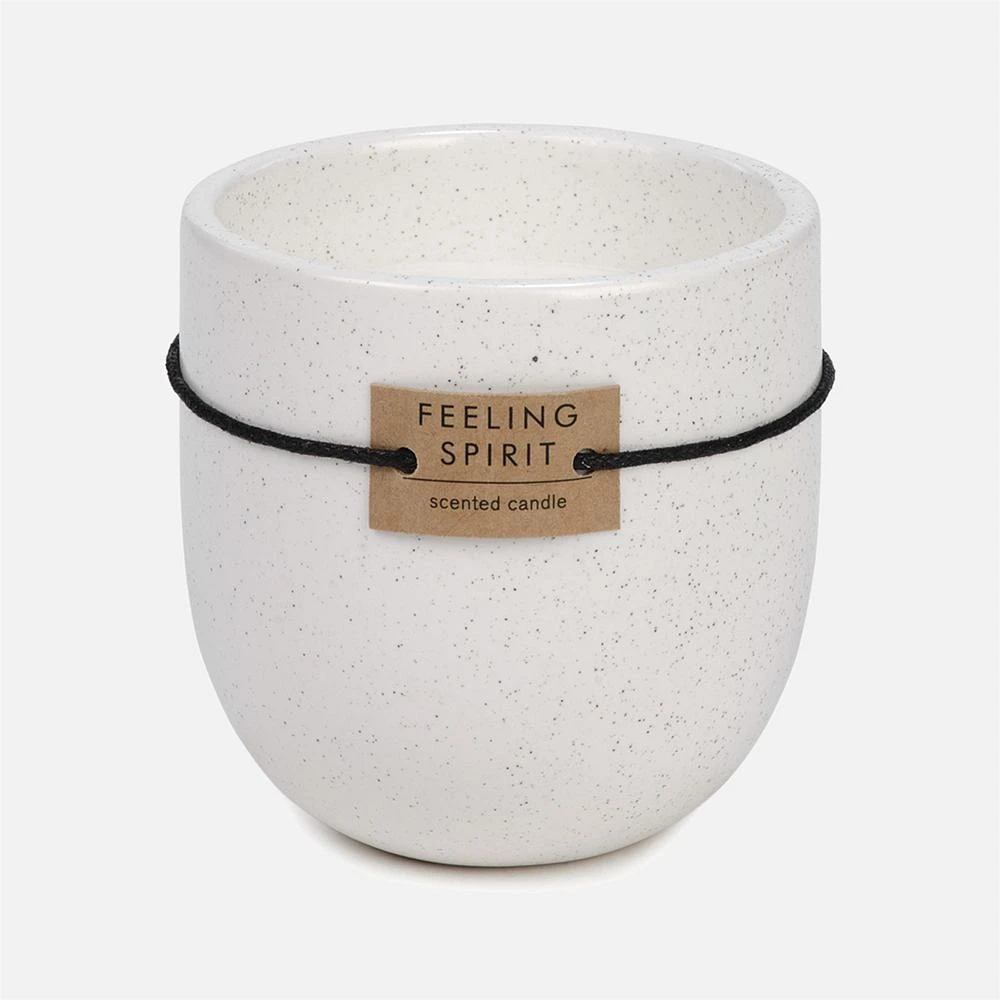 Scented Ceramic Candle - 3" - White