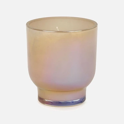 Bougie en verre thé et gingembre, 3,5 x 4 po - Beige