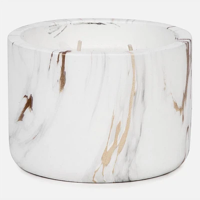 Golden Marbled Scented Candle
