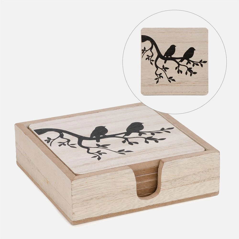 Set of 6 Birds Coasters