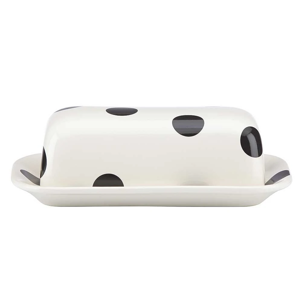 Deco Dot Butter Dish With Cover by Kate Spade 