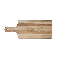 Maple Reversible Cutting Board with Handle by CL CUISILUXE