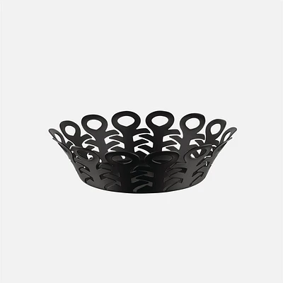 Alessi Black Vimini Basket Stainless Steel