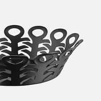 Alessi Black Vimini Basket Stainless Steel