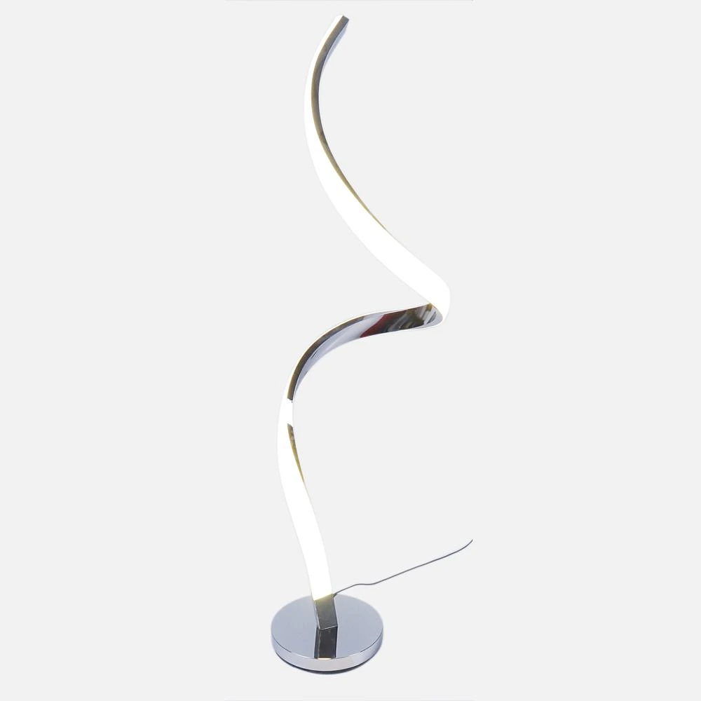 Anais S Shaped Floor Lamp  - Chrome