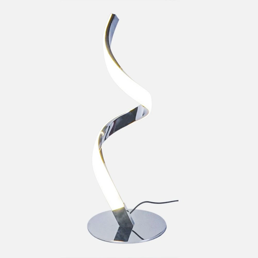 Anais Led S shaped Table Lamp - Chrome